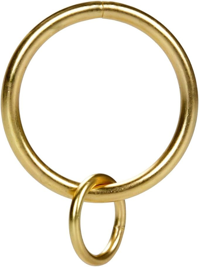 Loop Eyelet Curtain Ring for Drapery 1.7" Ring for Panel Pin Hooks,1.4”Inner Diameter,Fits Up t... | Amazon (US)