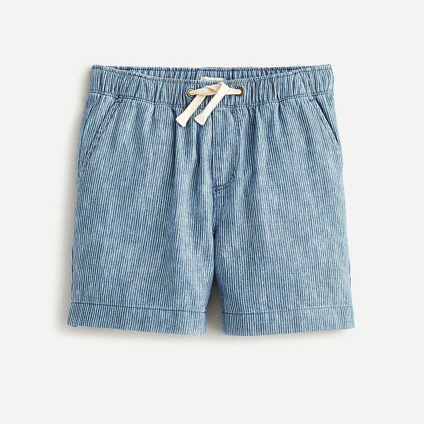 Boys' dock shorts in railroad chambray | J. Crew US