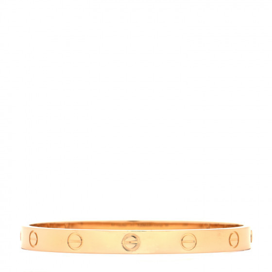 CARTIER 18K Yellow Gold LOVE Bracelet 17 | Fashionphile