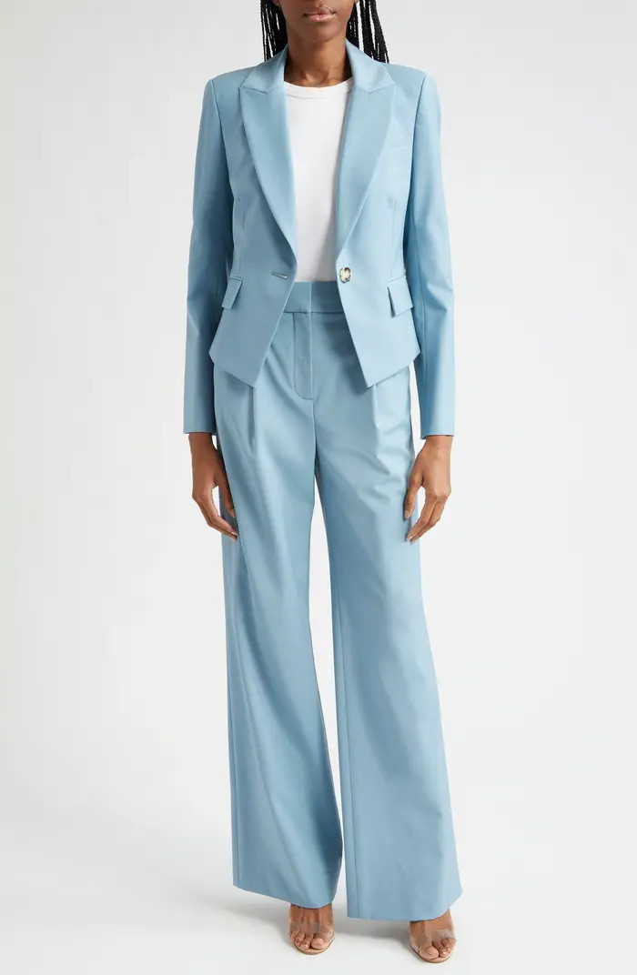 Hosanna Stretch Virgin Wool Blend Dickey Jacket | Nordstrom