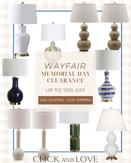 Lighting clearance sale from Wayfair✨ up to 70% off! 

Lighting, lighting inspiration, table lamp, lamp, bedside lamp, console styling, Wayfair, Wayfair clearance sale, Wayfair sale, sale, lighting sale, Memorial Day, Memorial Day sale, Living room, bedroom, guest room, dining room, entryway, seating area, family room, Modern home decor, traditional home decor, budget friendly home decor, Interior design, shoppable inspiration, curated styling, beautiful spaces, classic home decor, bedroom styling, living room styling, style tip,  dining room styling, look for less, designer inspired

#LTKSaleAlert #LTKFindsUnder100 #LTKHome