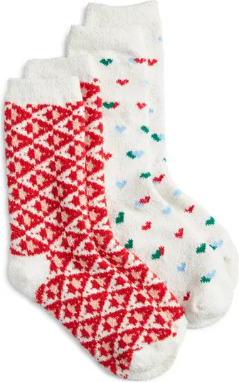 Nordstrom Cozy Assorted 2-Pack Crew Socks | Nordstrom | Nordstrom