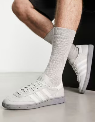 adidas Originals Handball Spezial gum sole trainers in grey | ASOS (Global)