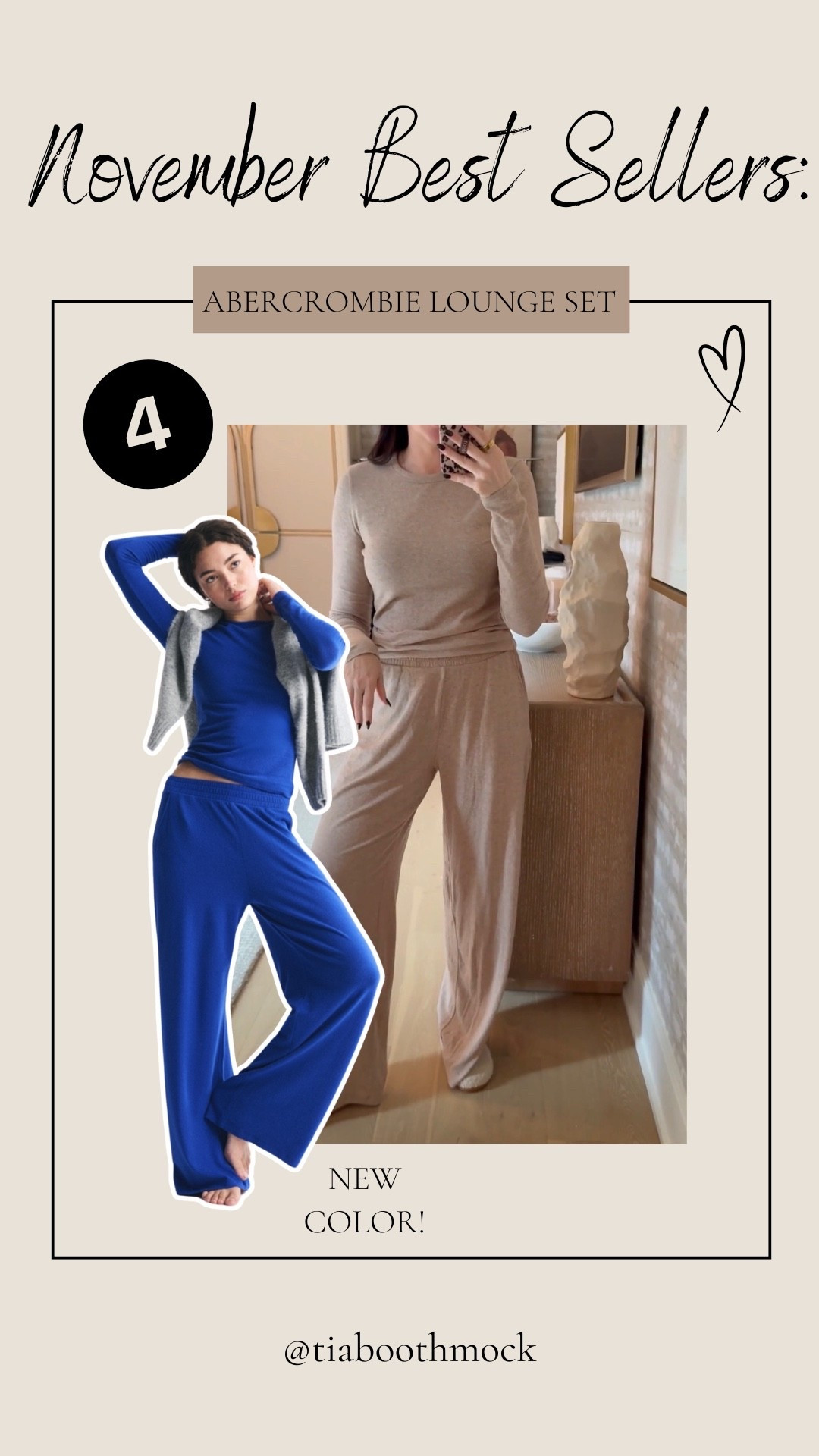 This Abercrombie lounge set was a hit last month! So comfy and just released new colors 💙

#LTKFindsUnder100 #LTKGiftGuide