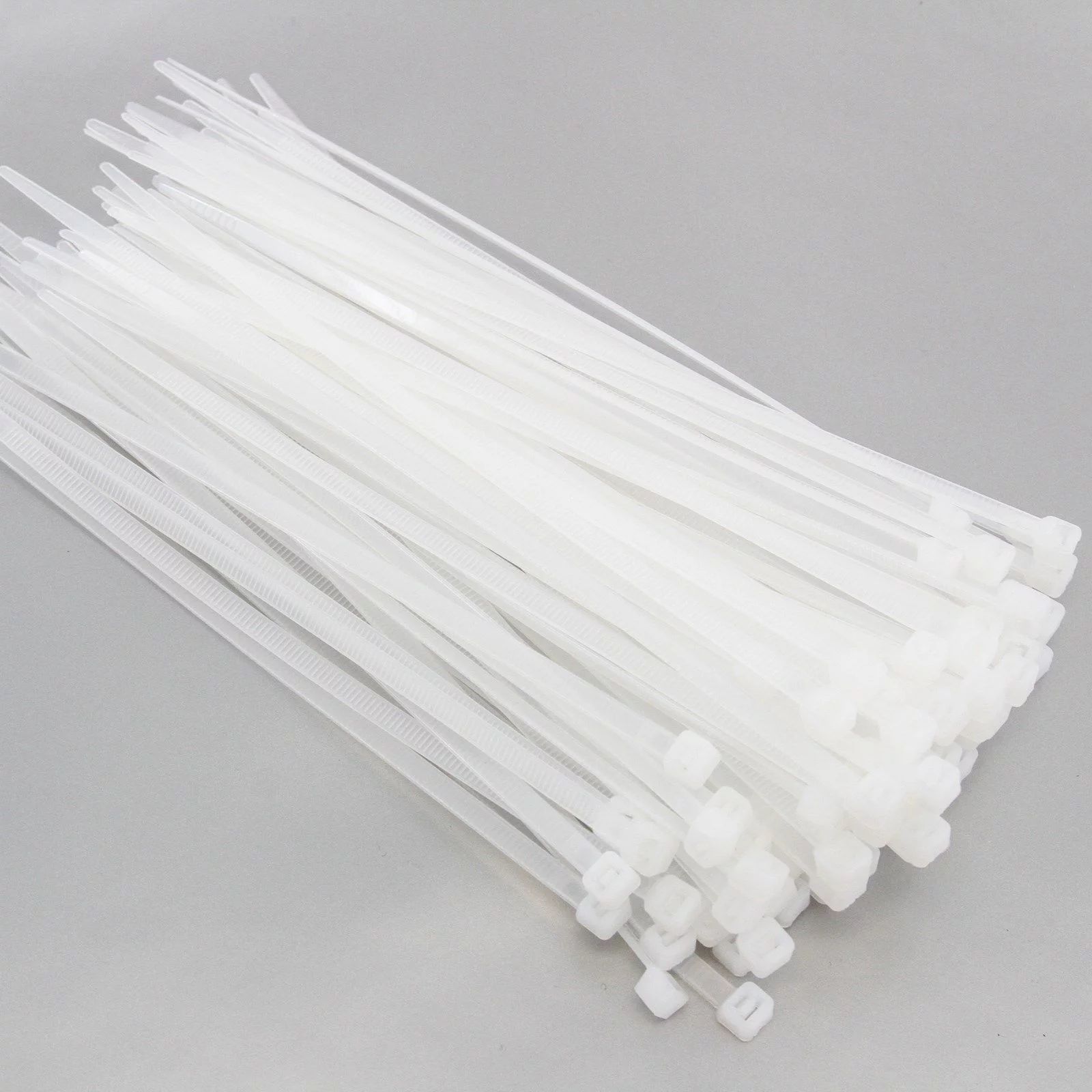 100 Pack Heavy Duty 8 Inches (50lbs) Zip Cable Tie Down Strap Wire Uv White Clear Natural Nylon W... | Walmart (US)