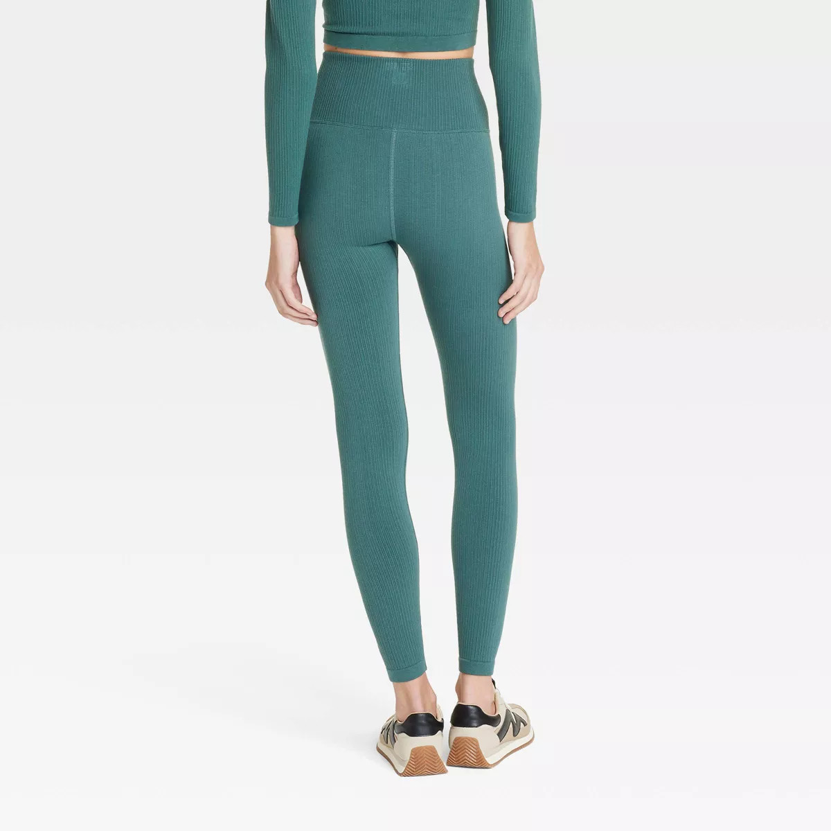 Women's Seamless High-Rise Ribbed Leggings - All In Motion™ | Target