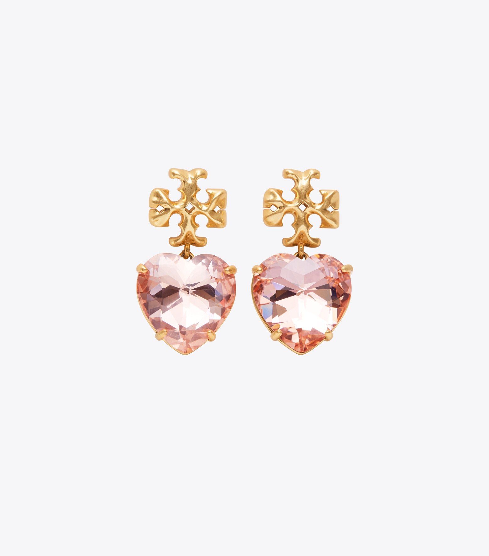 Tory Burch Roxanne Heart Earring: Women's Accessories  | Tory Burch | Tory Burch (US)