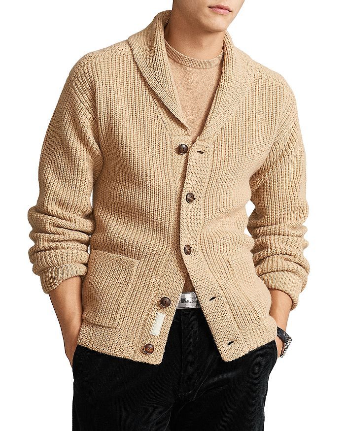 Wool & Cashmere Regular Fit Shawl Collar Cardigan | Bloomingdale's (US)