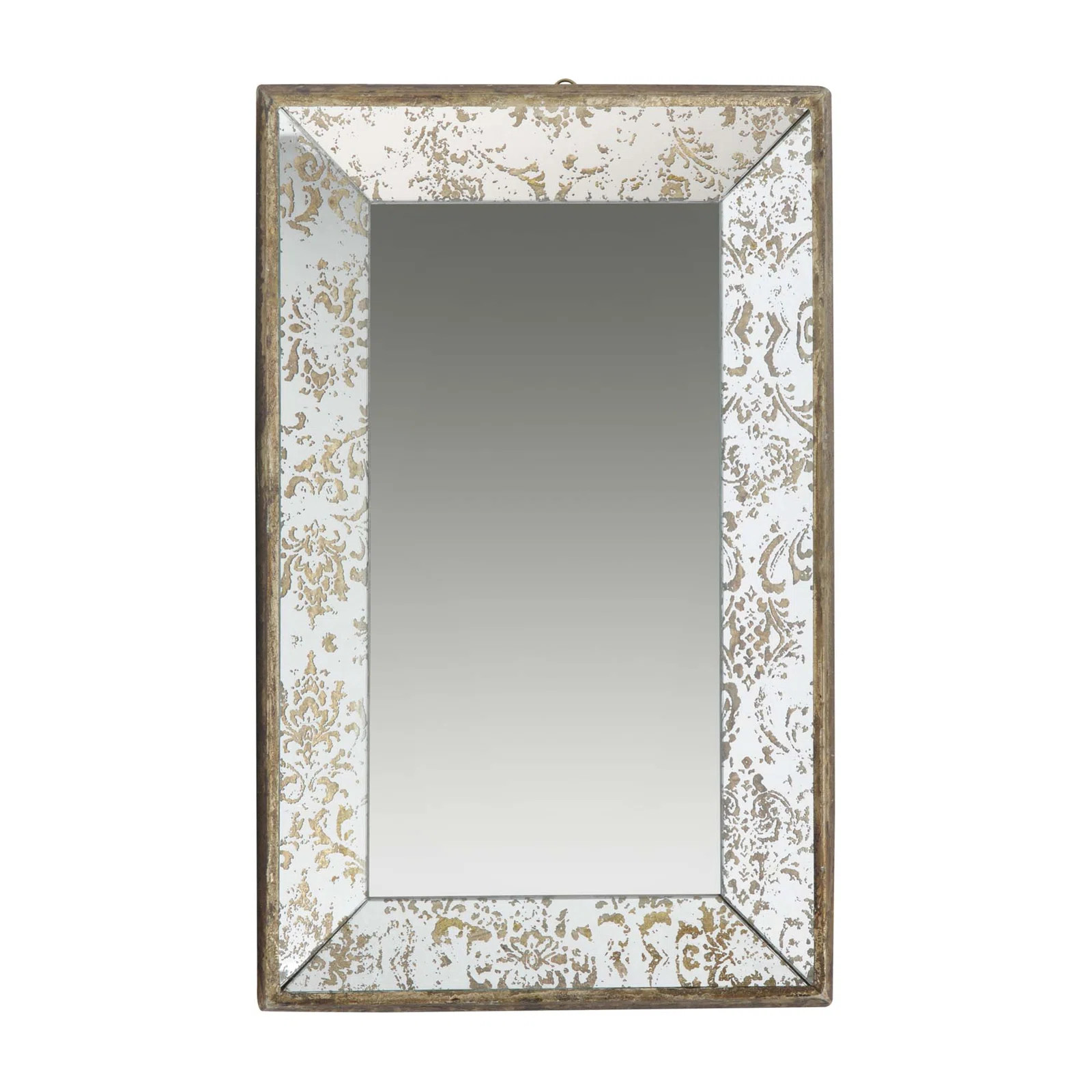 Ophelia & Co. Antique Wall Mirror With Floral Accents, Mirrored Display Tray | Wayfair | Wayfair North America