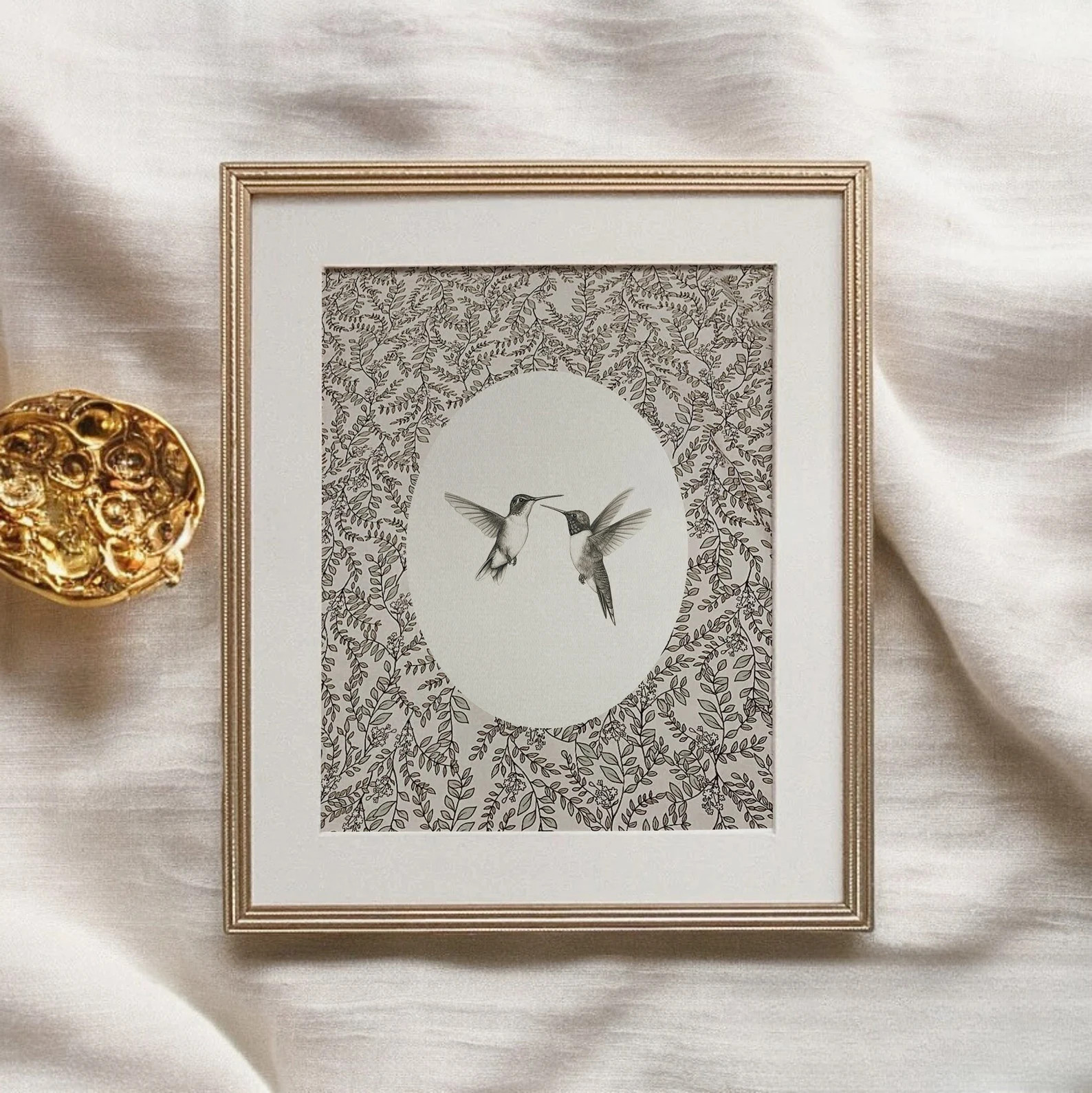Birds Nursery PRINTABLE Art, Cottage Nursery Art, Girls Room Decor, Hummingbird Sketch, Digital D... | Etsy (Global)