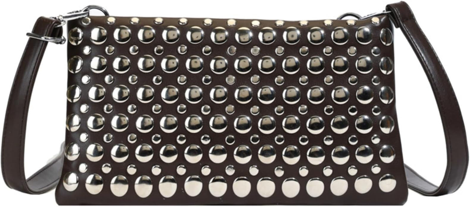 Women Rivet Envelope Clutch Bag Purse Fashion Faux Leather Studded Crossbody Bag Evening Handbag ... | Amazon (US)