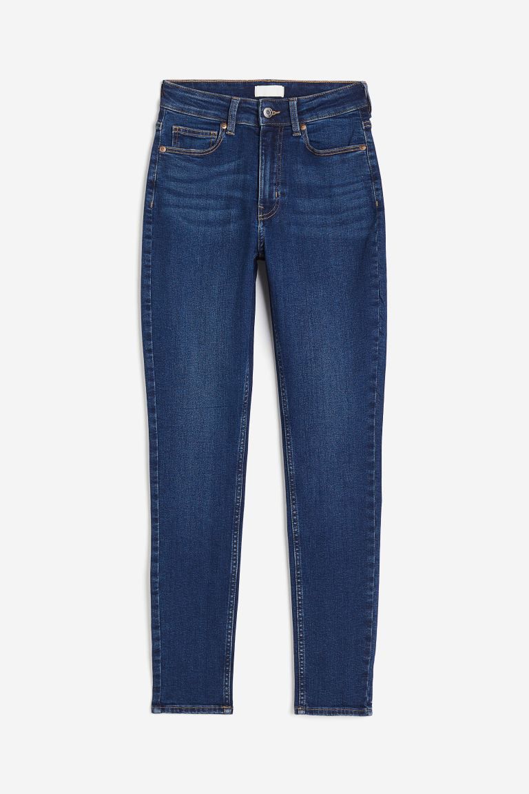 Skinny High Jeans - Dark denim blue - Ladies | H&M US | H&M (US + CA)