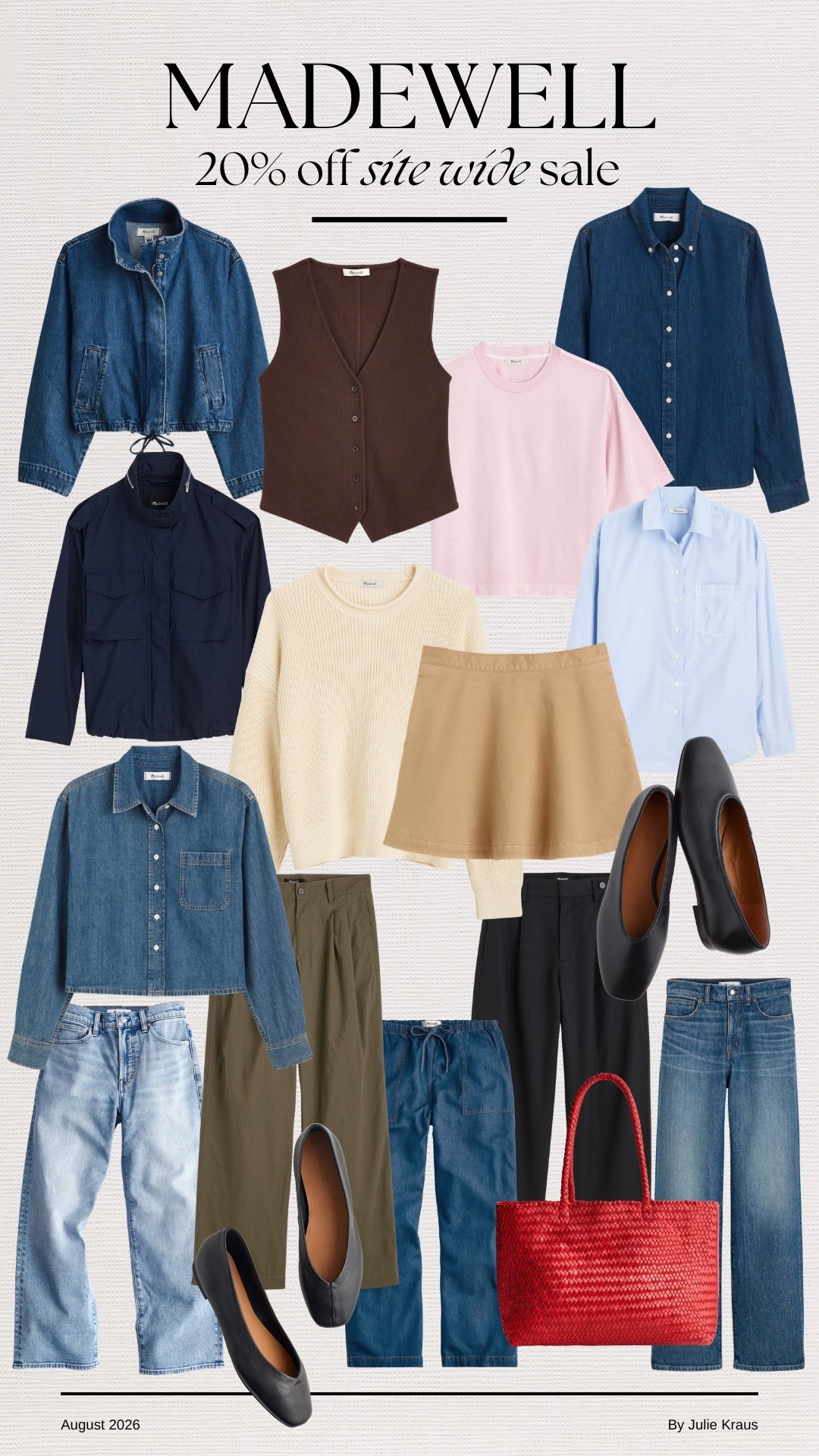 My top picks from Madewell 20% off! Simply click on the piece you’d like to shop and copy the promo code that comes up at checkout! 
These are your reliable basics from shoes to jeans to button downs and t shirts — the great fit, quality, and size range we love Madewell for!

#LTKxMadewell