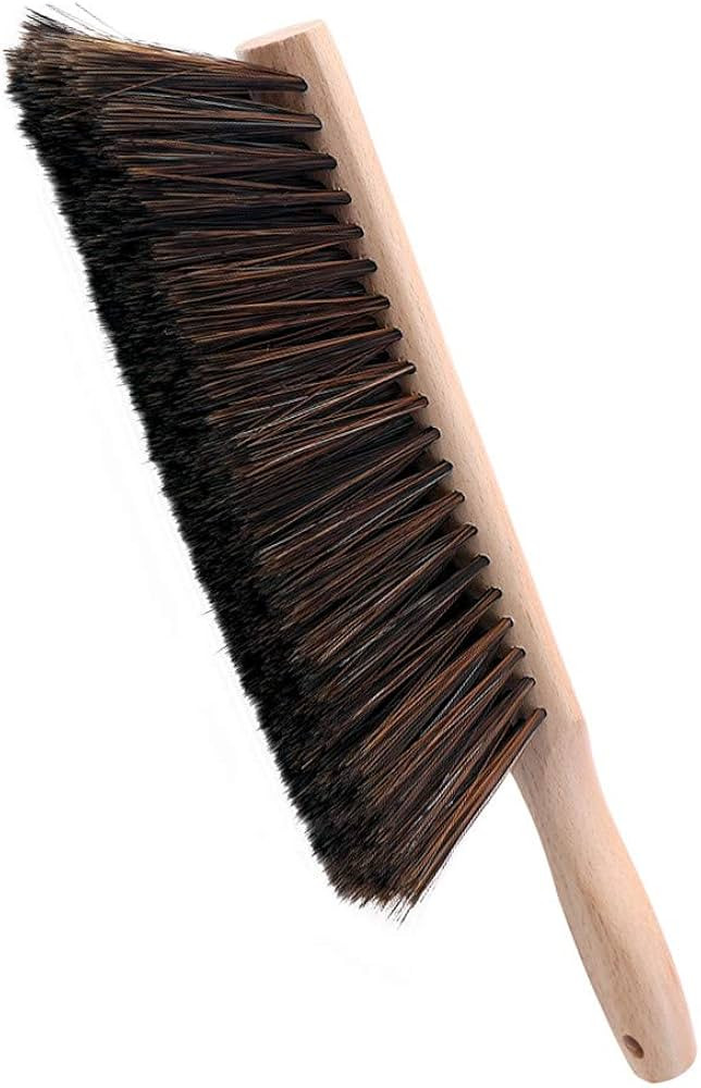 Hand Brush Soft Bristle with Oiled Beech Wood Handle 14 Inch Long (Brown) | Amazon (US)