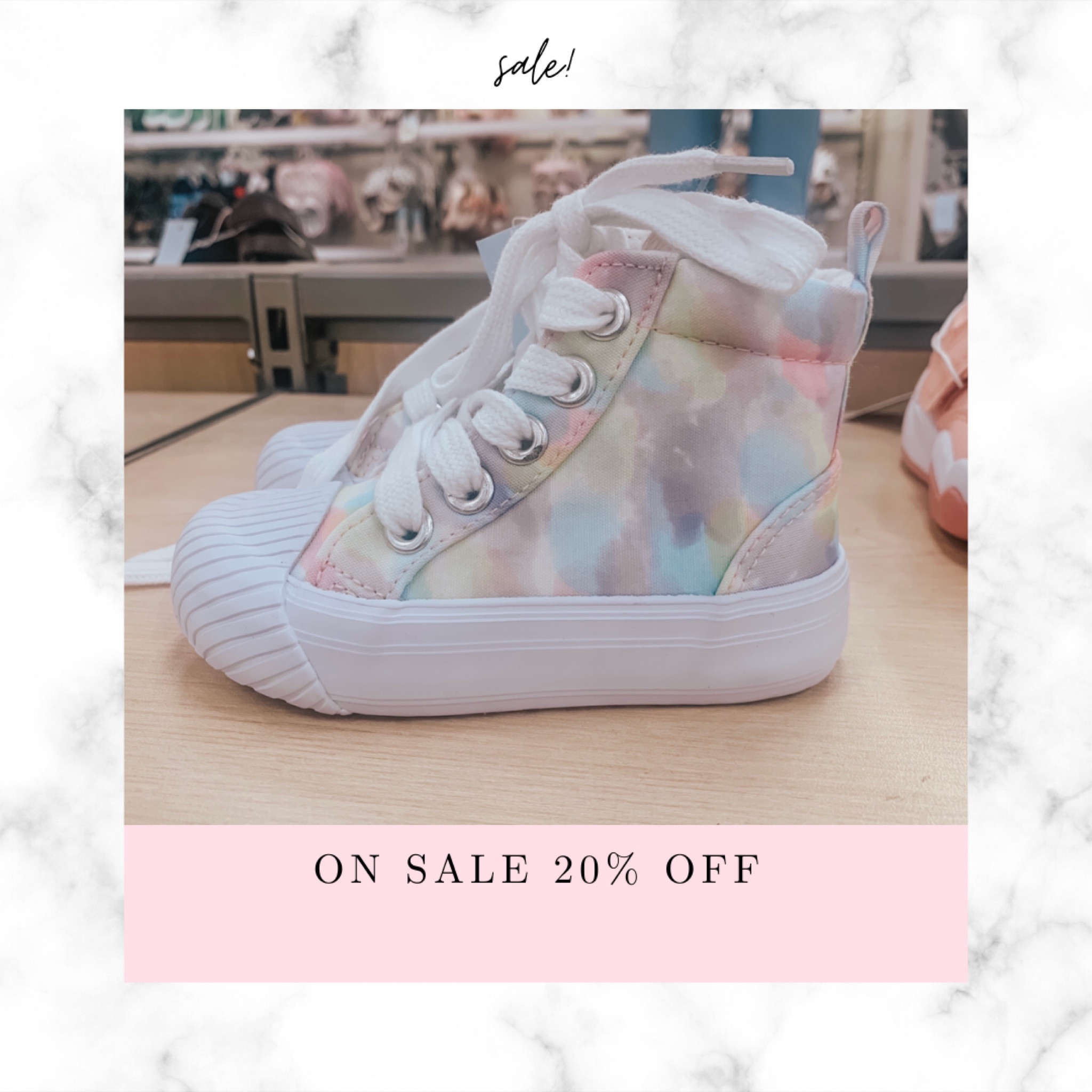 Super cute toddler and girls tie dye high top sneakers on sale for 20% off 








Baby girl shoes, toddler fashion, toddler girl fashion, tie dye print, target style, target finds, toddler shoes, pastel colors, trending fashion



#LTKsalealert #LTKkids #LTKbaby