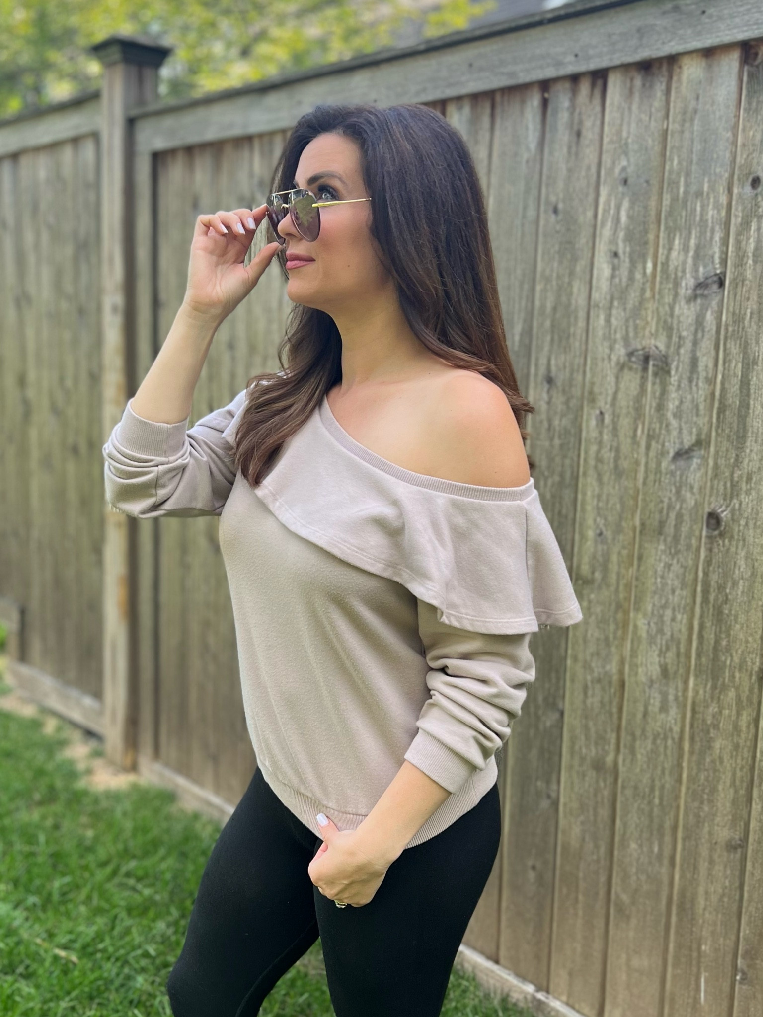 After getting an eye exam yesterday and getting my eye dilated, I wore these sunglasses all day! Coming from the eye world, polarized lenses are really important for protection! You need to protect your eyes, especially if they are a lighter color. If your wearing sunglasses you might as well rock a hot pair of shades like these #diff aviators. 

#LTKU #LTKSeasonal