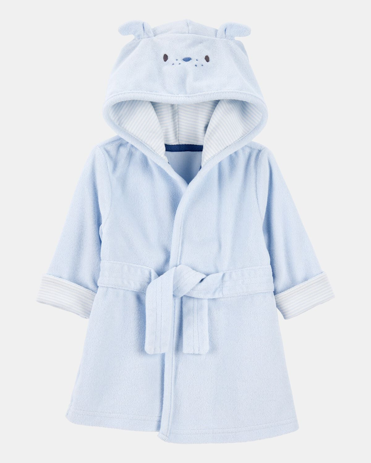 Baby Dog Hooded Terry Robe - Blue | Carter's Inc
