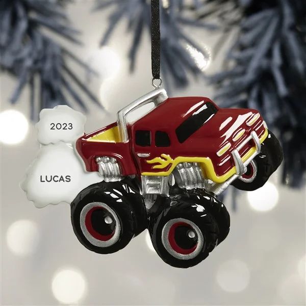 Monster Truck Personalized Ornament | Personalization Mall