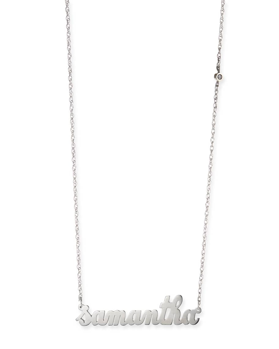 Jennifer Zeuner Abigail Personalized Diamond Necklace | Neiman Marcus