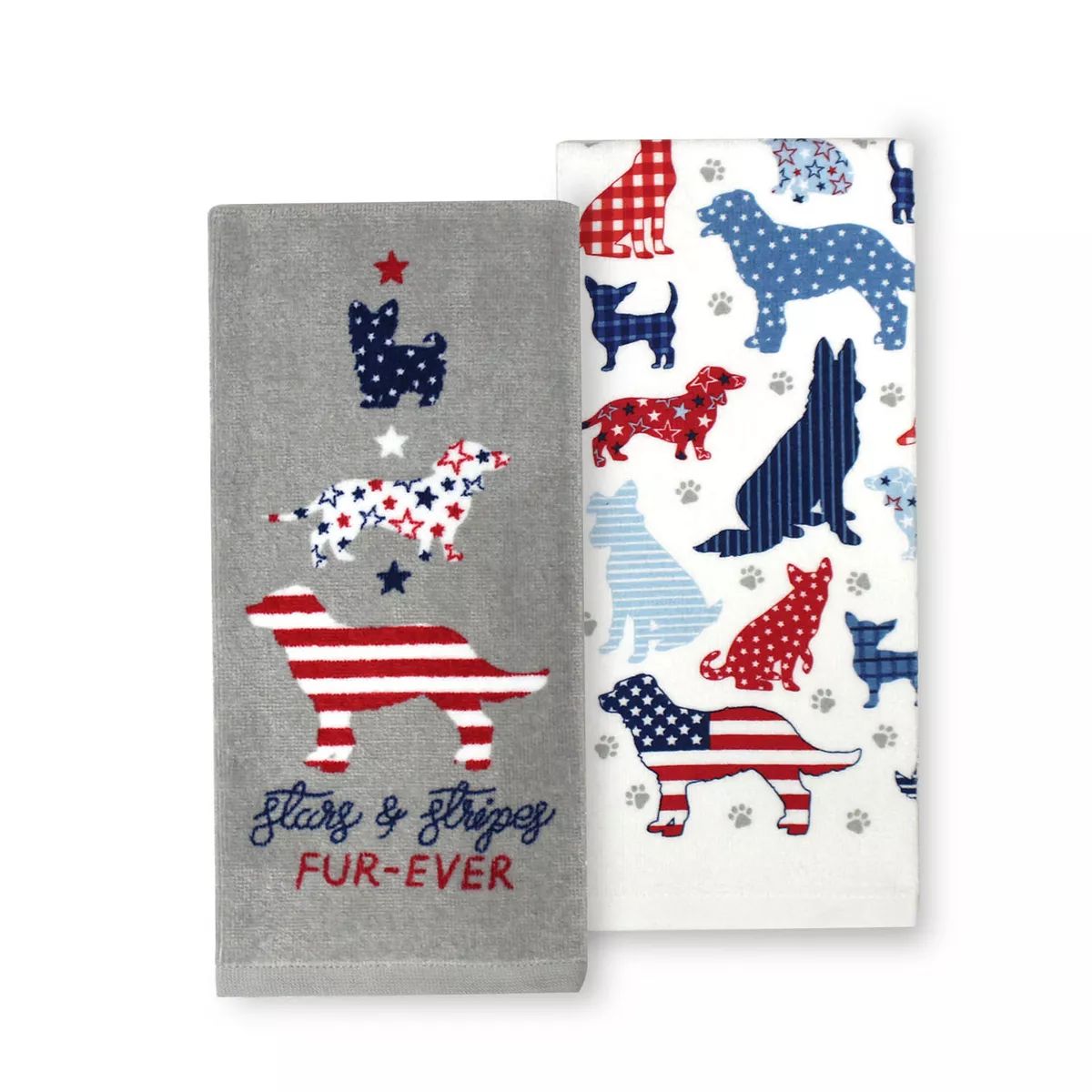 Celebrate Americana Together Fur-Ever Kitchen Towel 2-pk. | Kohl's