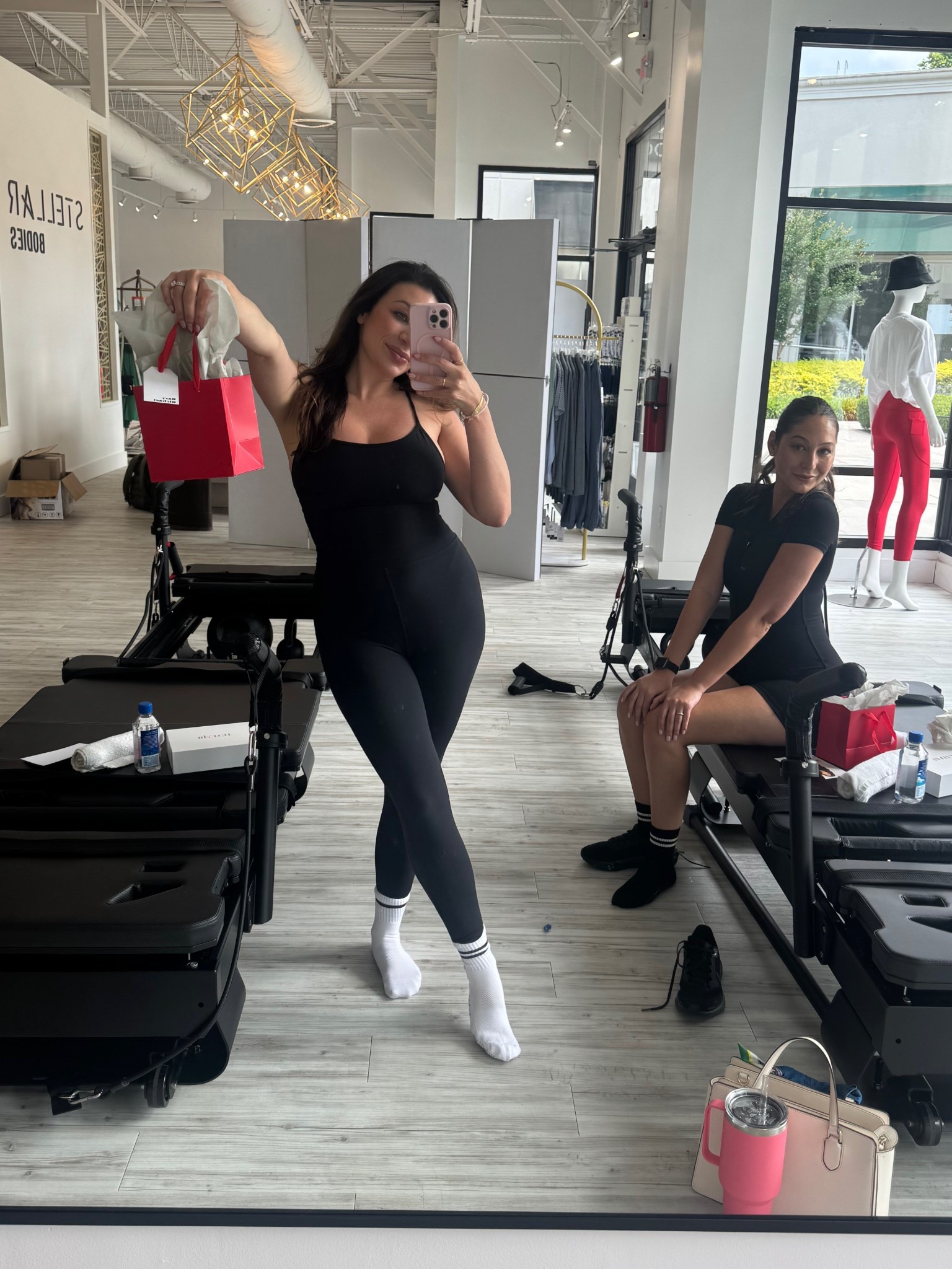 Pilates party 🎉 ft. The best bodysuit of all time!!! 

#LTKStyleTip #LTKSummerEdit #LTKMidsize