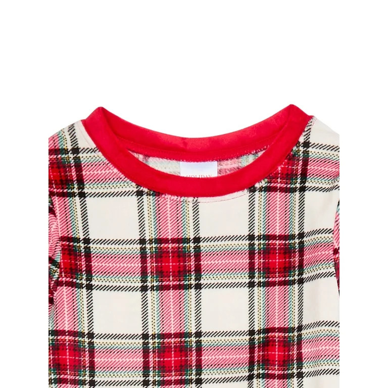 Holiday Time Girls Tight Fit Christmas Pajamas Set, 2-Piece, Sizes 4-10 | Walmart (US)