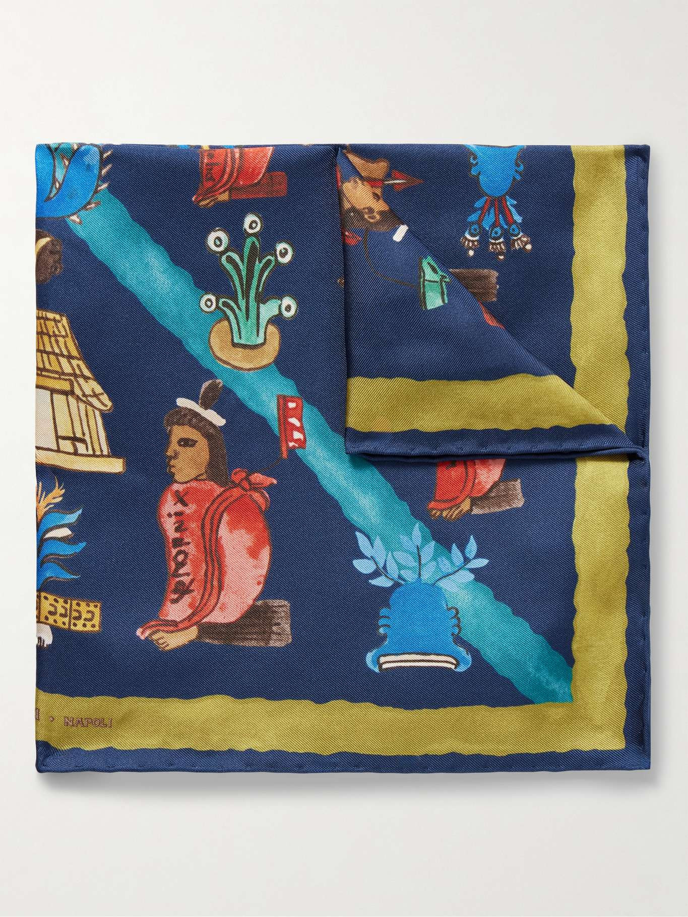 Printed Silk-Twill Pocket Square | Mr Porter (US & CA)