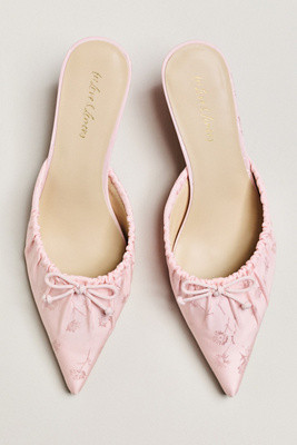 For Love & Lemons Colette Kitten-Heel Mules | Anthropologie (US)