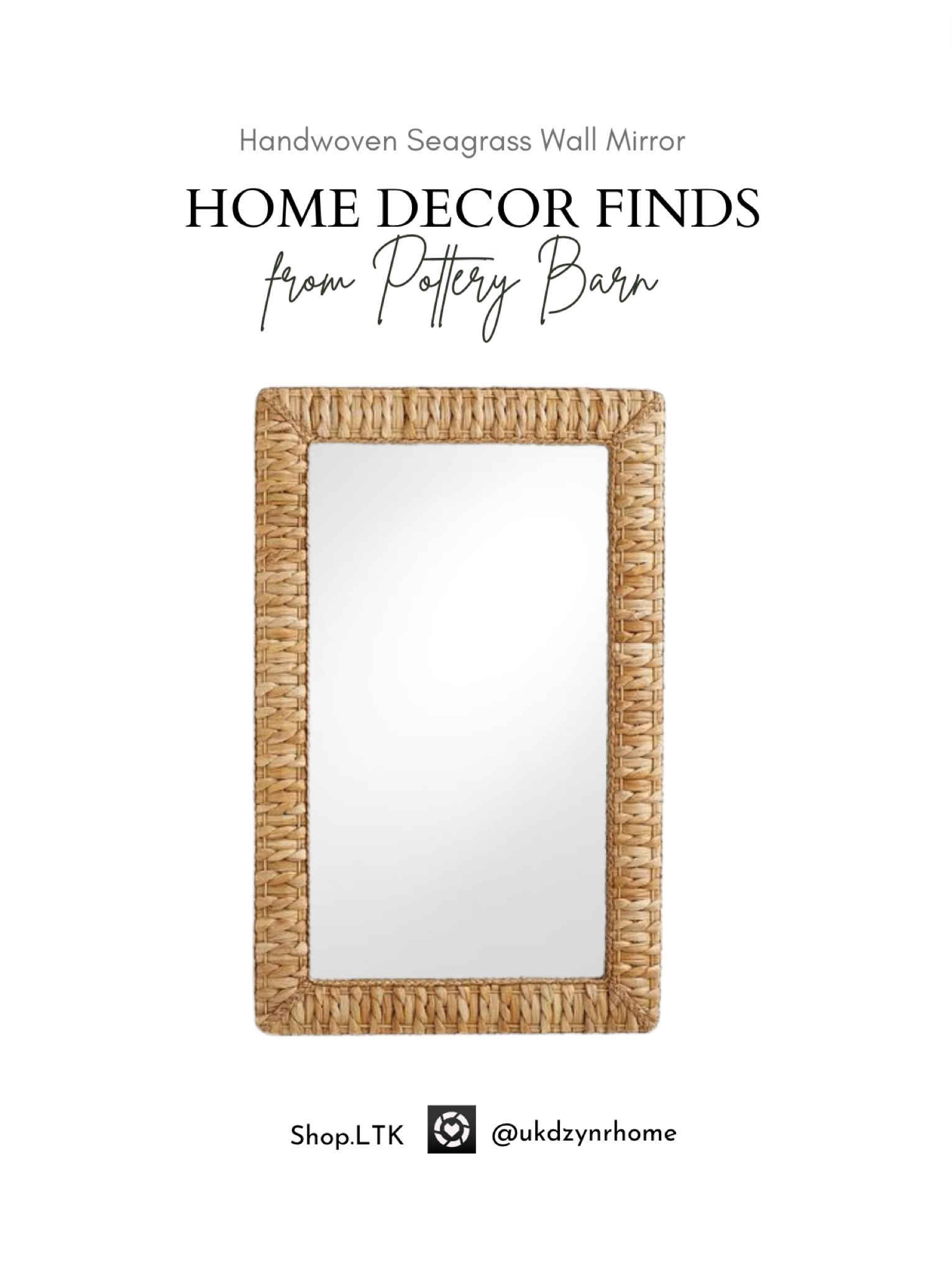 Handwoven Seagrass Wall Mirror

Coastal Mirror | Bathroom Wall Mirror | Rattan Mirror | Rectangle Mirror | Bathroom Accessories | Bathroom Home Decor

#LTKhome