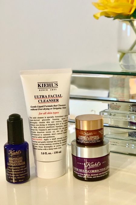 My favorite Kiehls skincare products!  Beauty, eye cream, midnight recovery oil 

#LTKbeauty #LTKSale #LTKstyletip