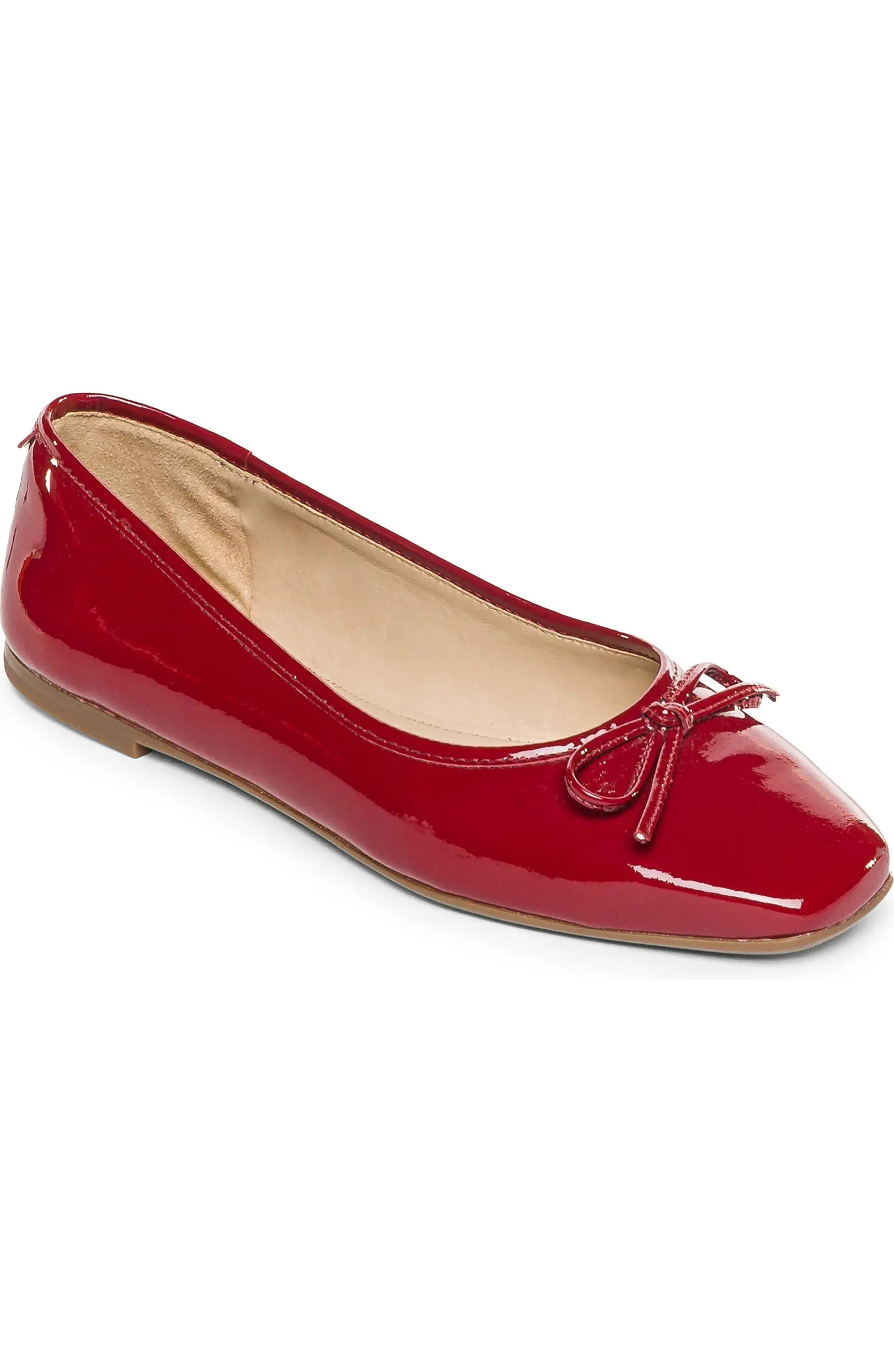 Square Toe Ballet Flat (Women) | Nordstrom