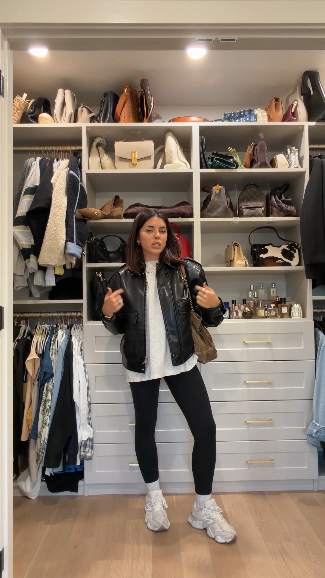 Jacket size small 
Leggings size small 27” 
