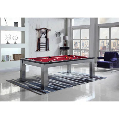 Playcraft Monaco Slate Pool Table with Dining Top & Benches/Professional Installation Included | Wayfair North America