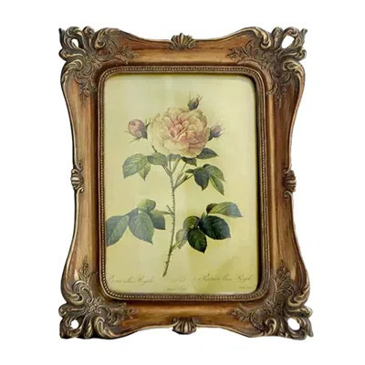 Vintage 5X7 Picture Frame Antique Photo Frame Table Top Display And Wall Hanging, Retro Home Decor, Ornate Photo Gallery Art (Bronze Gold) | Wayfair North America