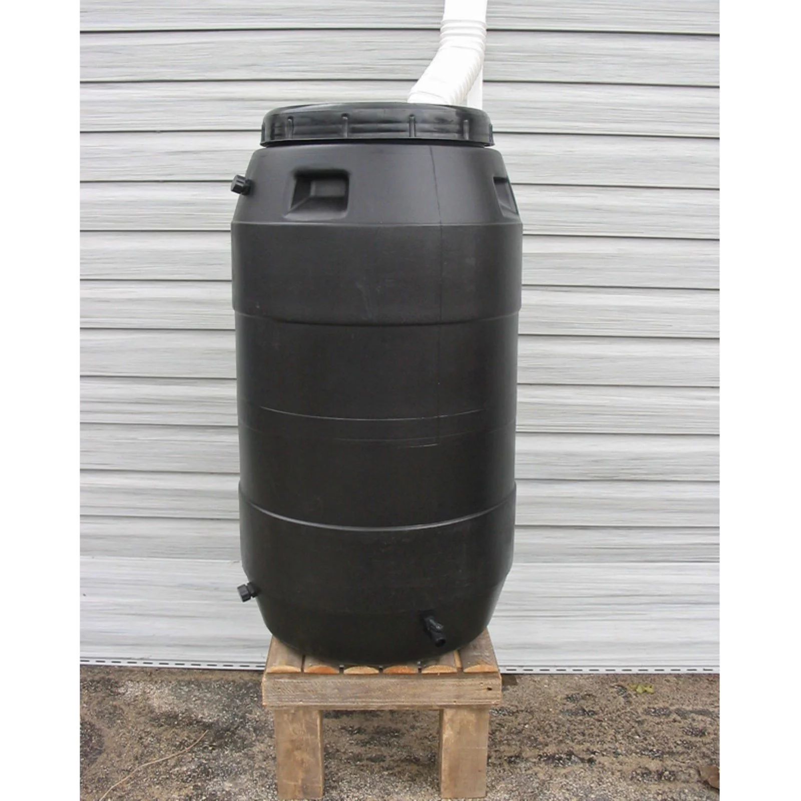 Upcycle 55 Gallon Black Rain Barrel | Walmart (US)