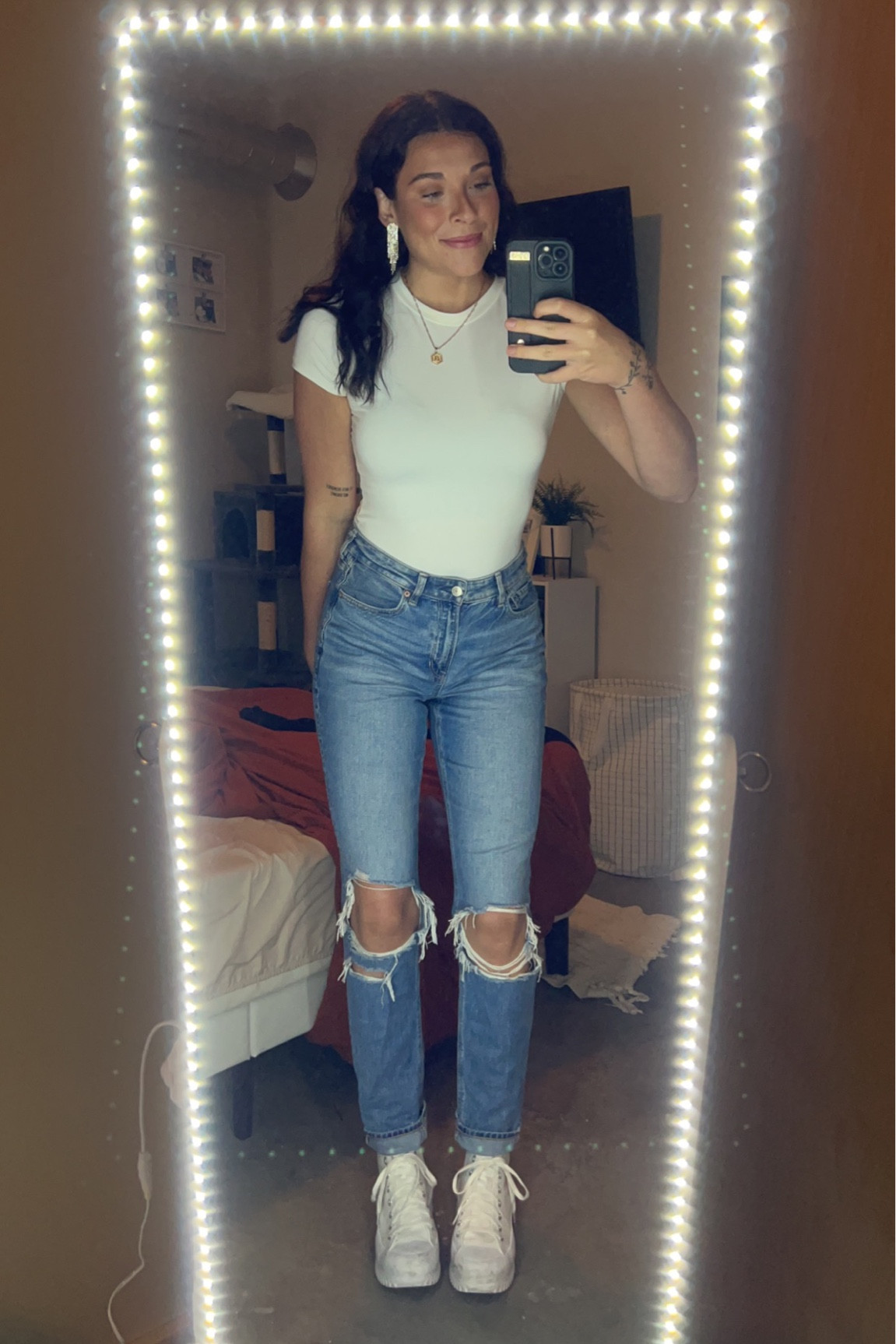 My favorite American Eagle jeans linked!!

#LTKSeasonal #LTKbeauty #LTKFind