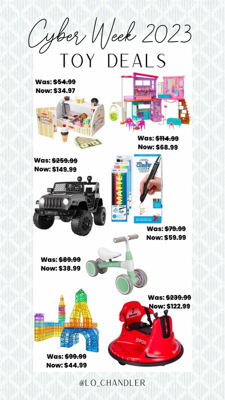 Some of my top toy picks from Cyber Week! Tons of options for kids of all ages


LTK Cyber Week 2023
Cyber week
Black Friday deals
Home deals
Kitchen deals
You deals
Electronics deals
Online deals


#LTKHoliday #LTKkids #LTKsalealert