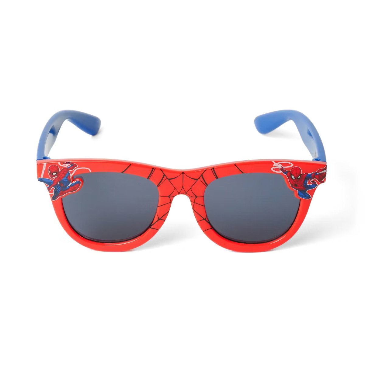 Toddler Marvel Spider-Man Sunglasses - Blue/Red: Rectangle Frame, UV Protection, Polycarbonate Le... | Target