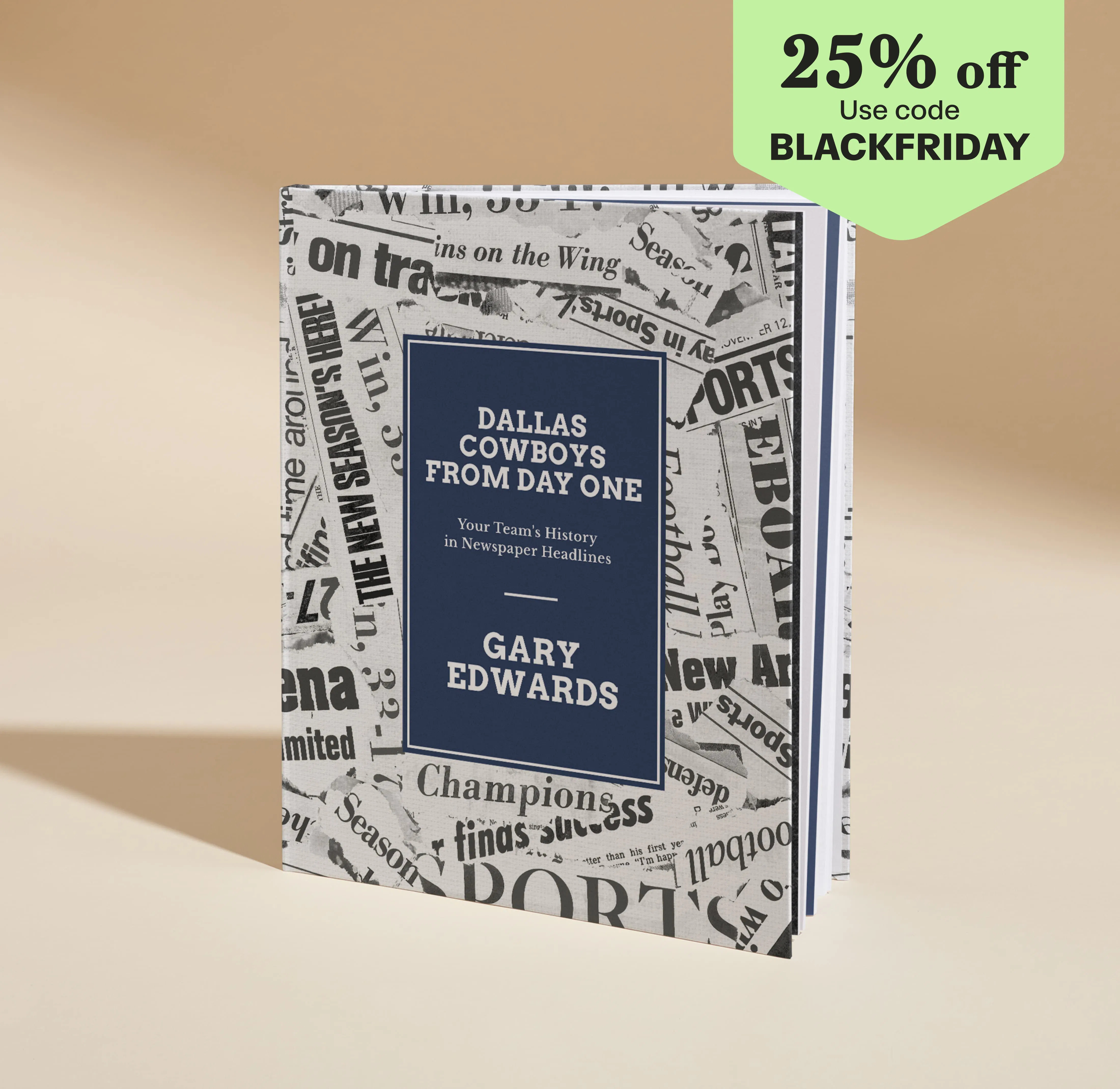 Fan For Life: Your Football Team's History in Newspaper Headlines | Wonderbly