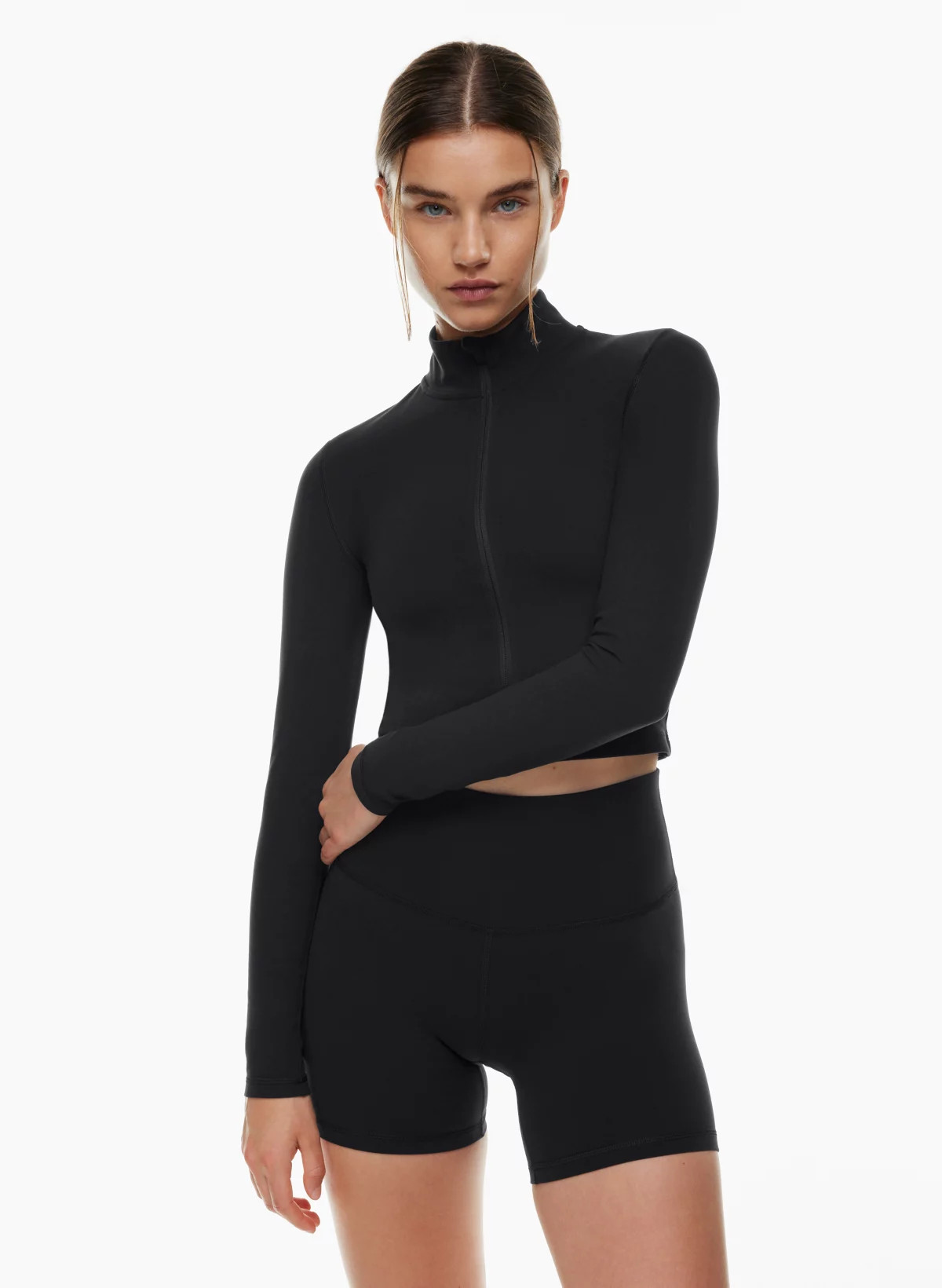 TNABUTTER™ LIMIT ZIP LONGSLEEVE | Aritzia