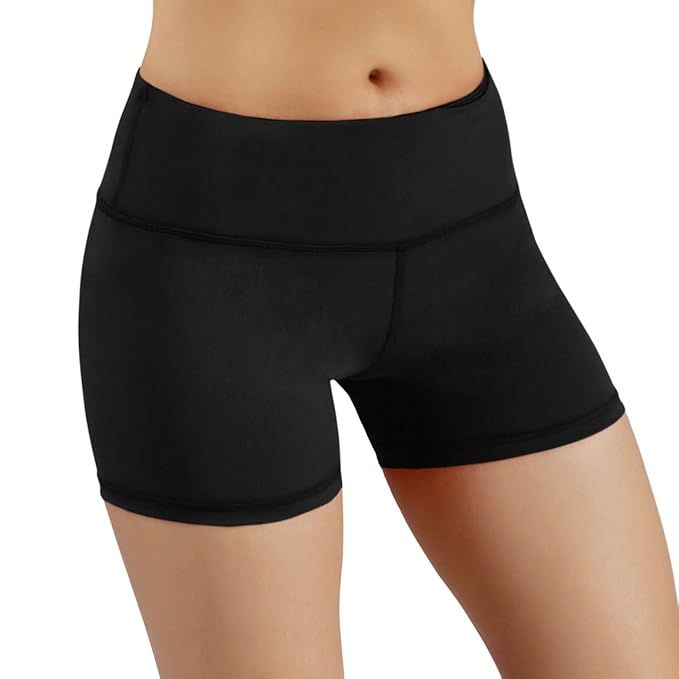 ODODOS Power Flex Yoga Short Tummy Control Workout Running Athletic Non See-Through Yoga Shorts w... | Amazon (US)