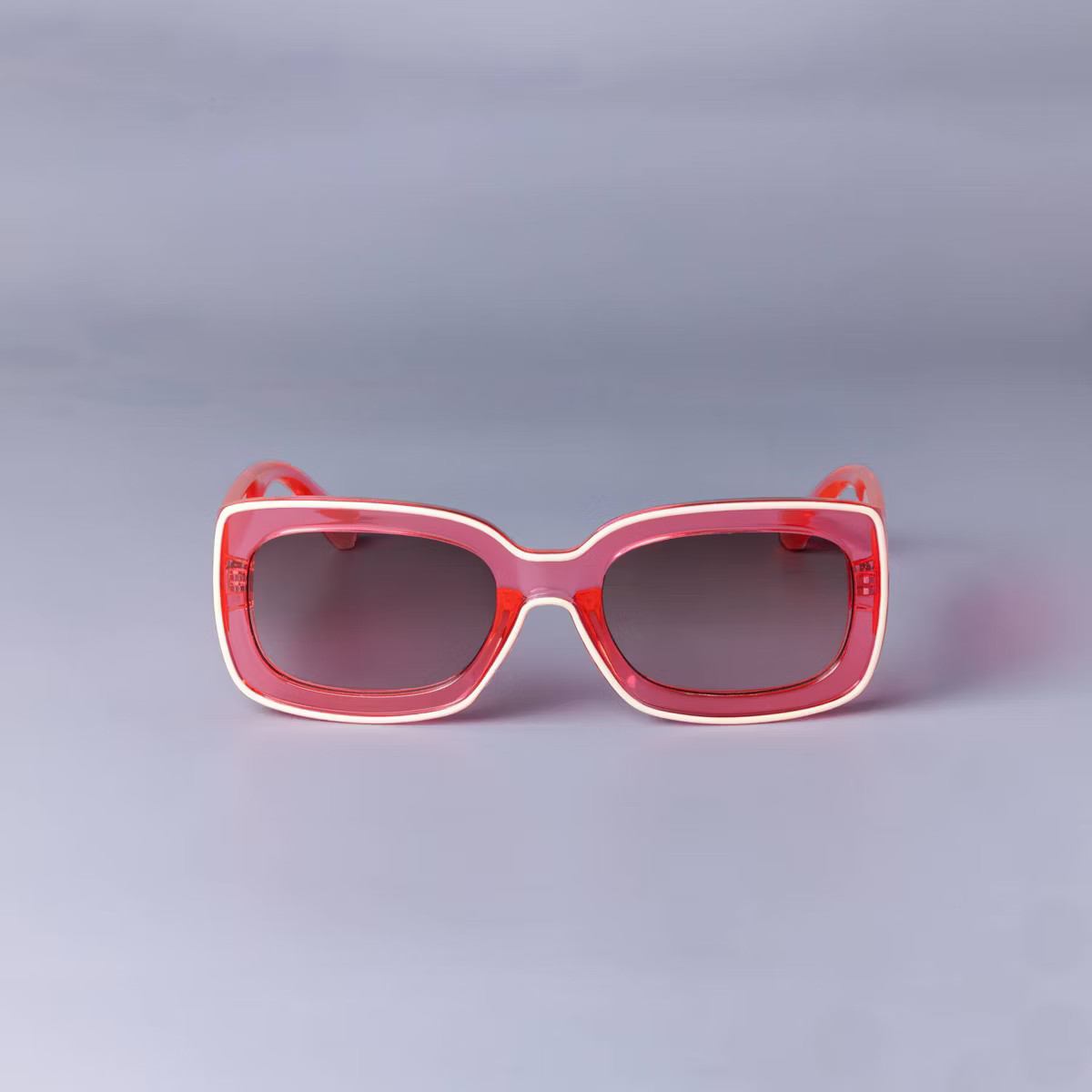Women's Rectangle with Rim Sunglasses - Wild Fable™ Pink | Target