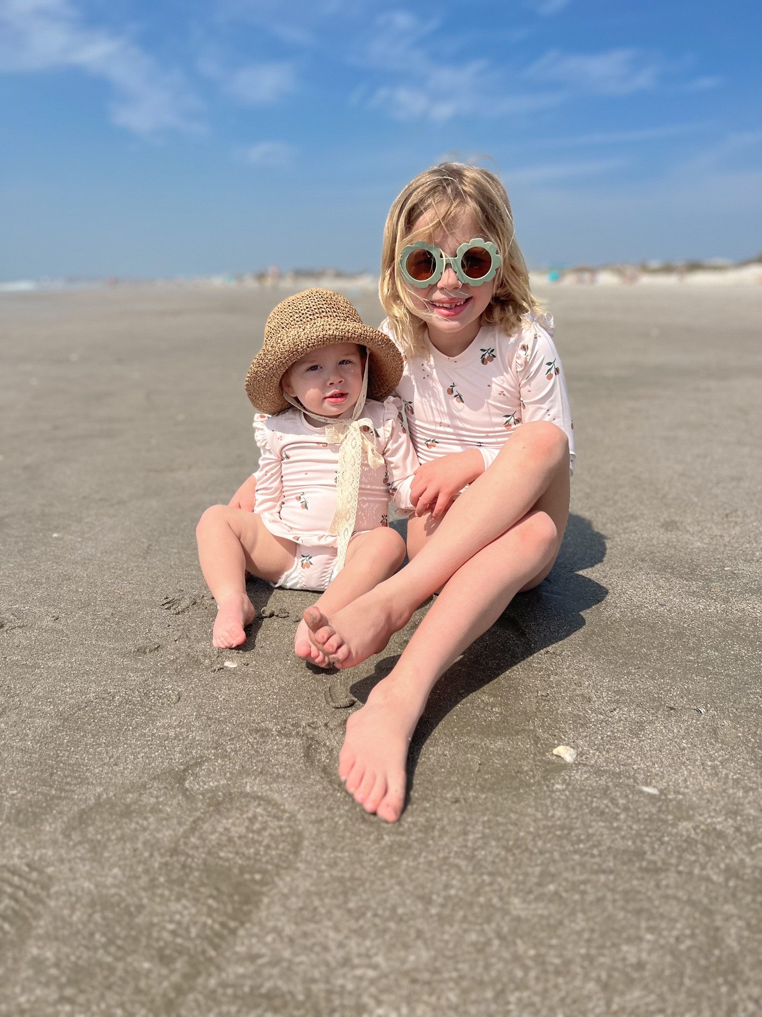 Matching girls swimsuits | vacation | beach vacation | matching sisters | Matching kids swim | boy girl swim | matching boy girl swim | neutral boy | neutral girl | Baby swimsuit | toddler swimsuit one piece | baby beach | beach vibes | sunhat | baby girl sun hat | beach baby | family swim | neutral baby swim | neutral toddler swim | straw hat | Amazon find #amazon #baby #neutralbaby #neutralkids 

#LTKBaby #LTKFamily #LTKKids
