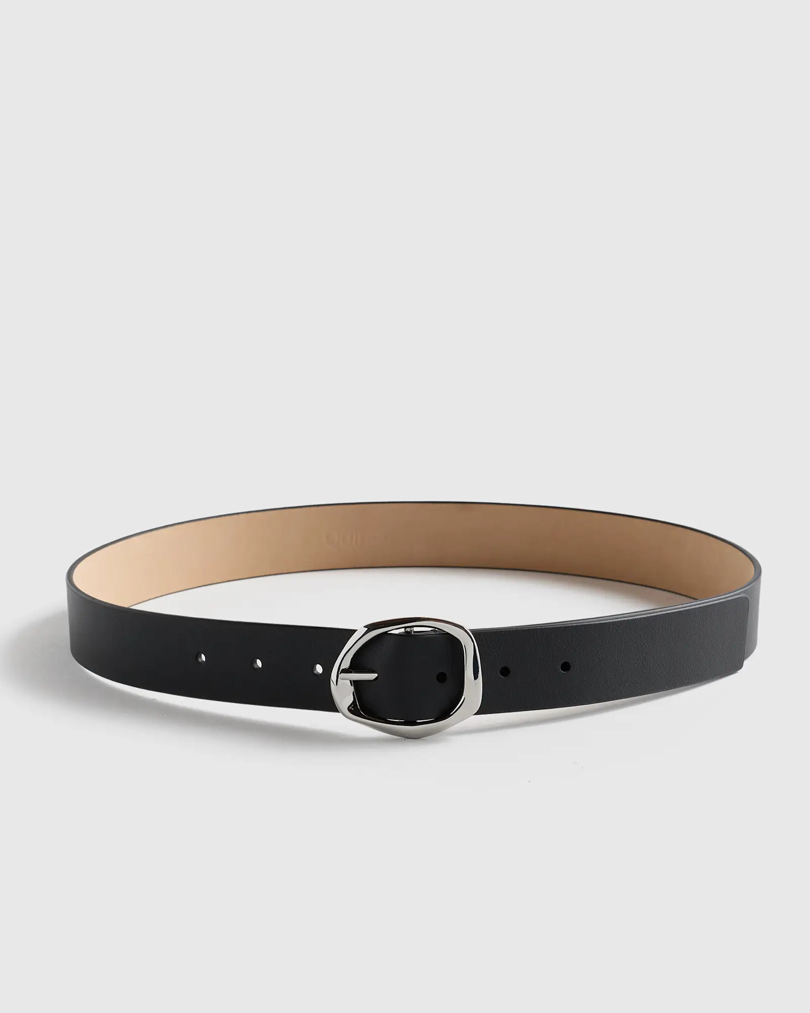 Zoe Sculptural European Leather Belt | Quince