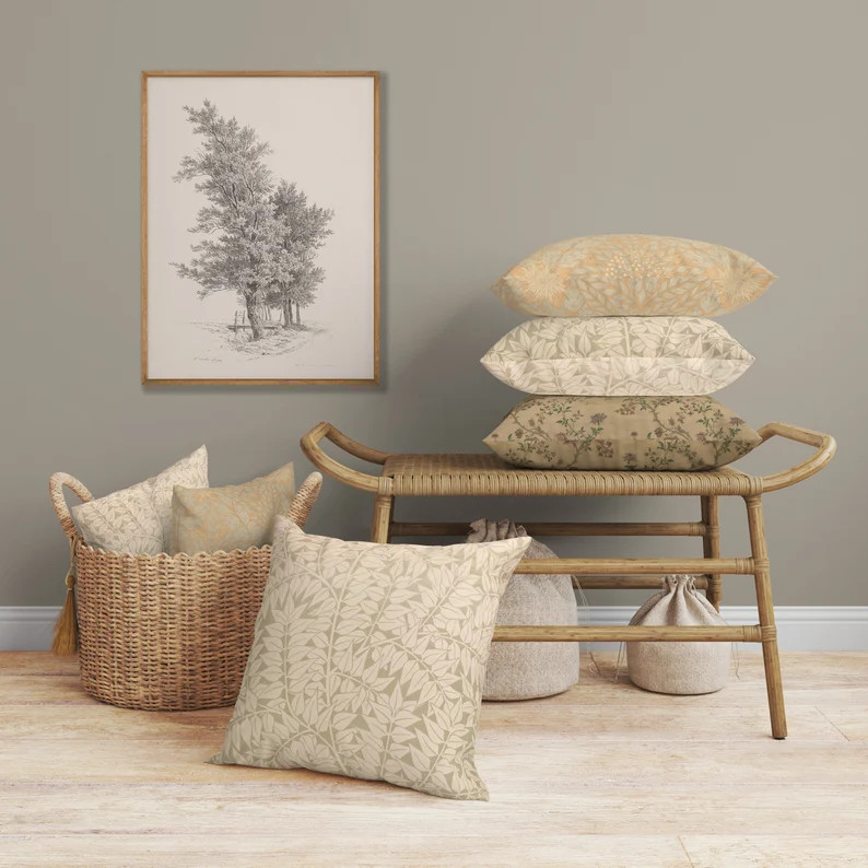 William Morris's Golden Branch (1872) Fabric pattern Printed Pillow Case | Etsy (US)