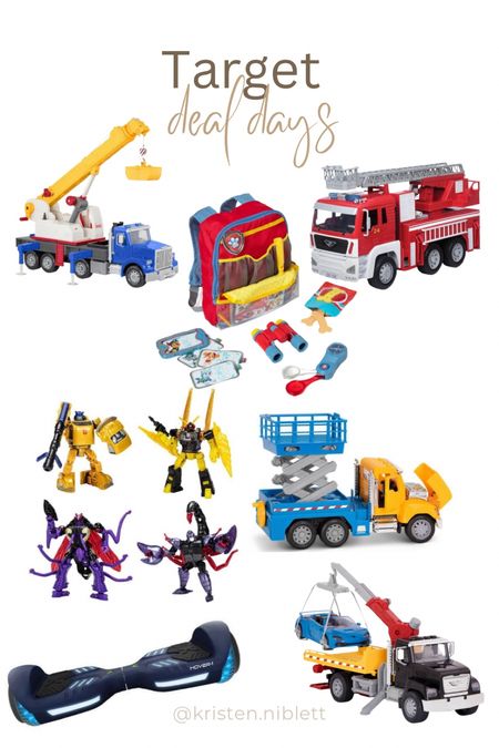 Target Deal Days // save up to 50% off on select toys //

Boys toys. Toddler boys. Trucks. Fire trucks. Hoover board. Paw patrol. Transformers. Target sale 

#LTKsalealert #LTKSeasonal #LTKHoliday
