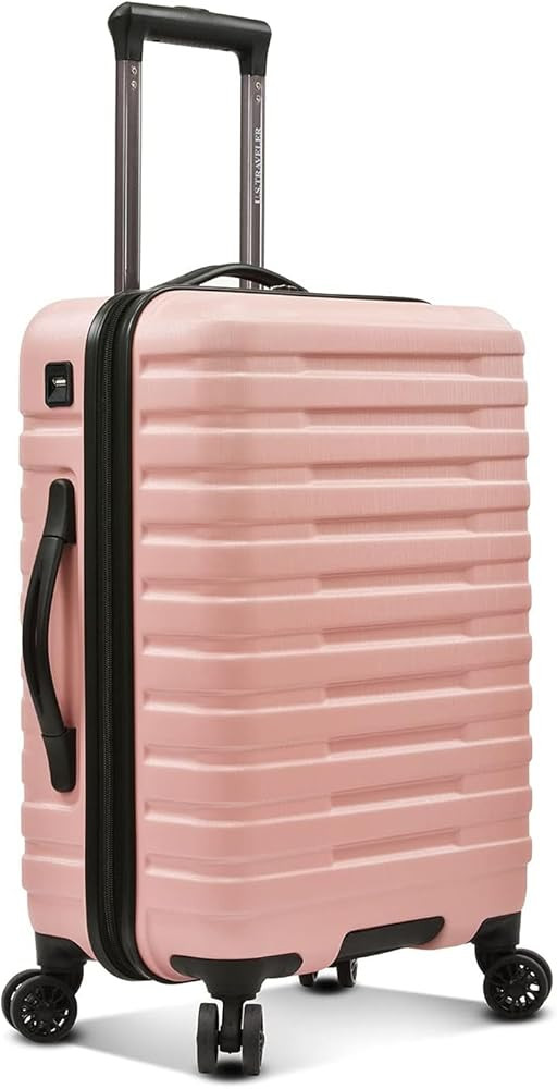 U.S. Traveler Boren Polycarbonate Hardside Rugged Travel Suitcase Luggage with 8 Spinner Wheels, ... | Amazon (US)