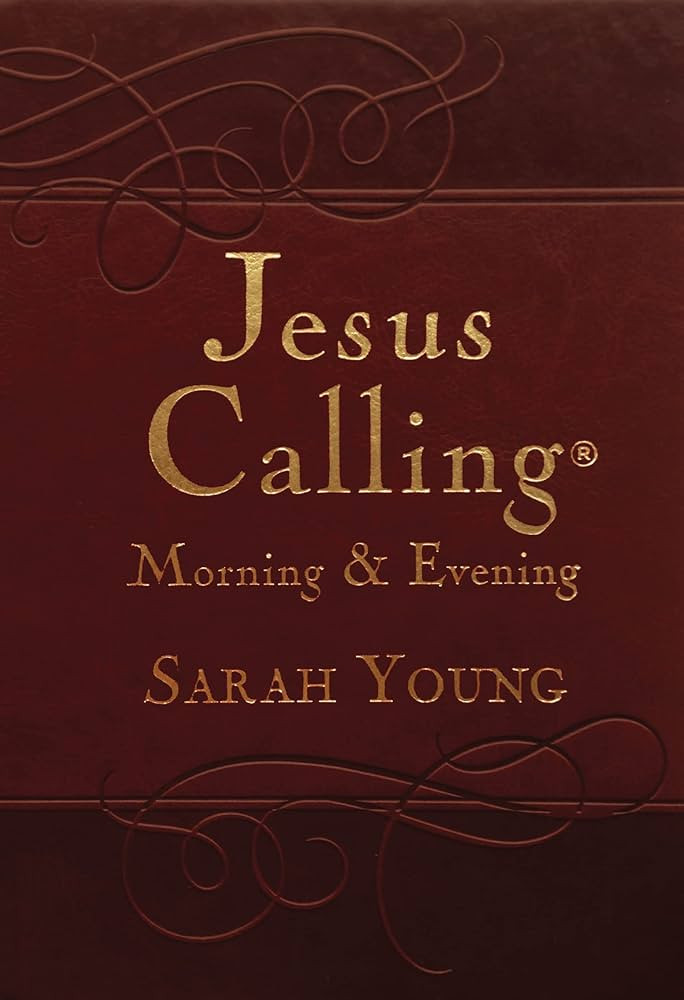 Jesus Calling Morning and Evening, Brown Leathersoft Hardcover, with Scripture References: Yearlo... | Amazon (US)