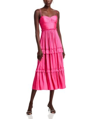 AQUARuched Ruffled Midi Dress - Exclusive | Bloomingdale's (US)
