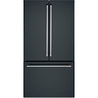 23.1 cu. ft. Smart French Door Refrigerator in Matte Black, Counter Depth and ENERGY STAR | The Home Depot